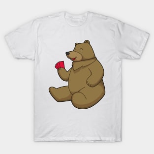 Bear Poker Poker cards T-Shirt